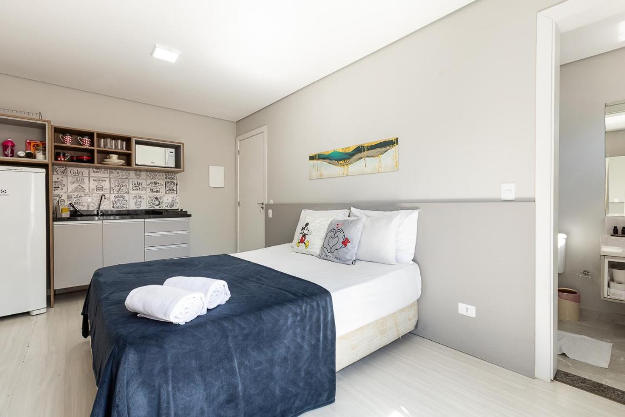 3-Studio Lindamente Decorado! Ideal Para Casal!!! 쿠리치바 외부 사진