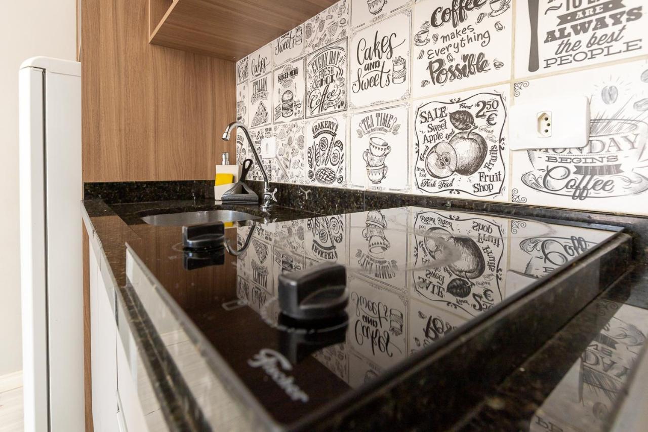 3-Studio Lindamente Decorado! Ideal Para Casal!!! 쿠리치바 외부 사진